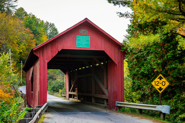 Lower Covered Bridge: Northfield Falls, VT